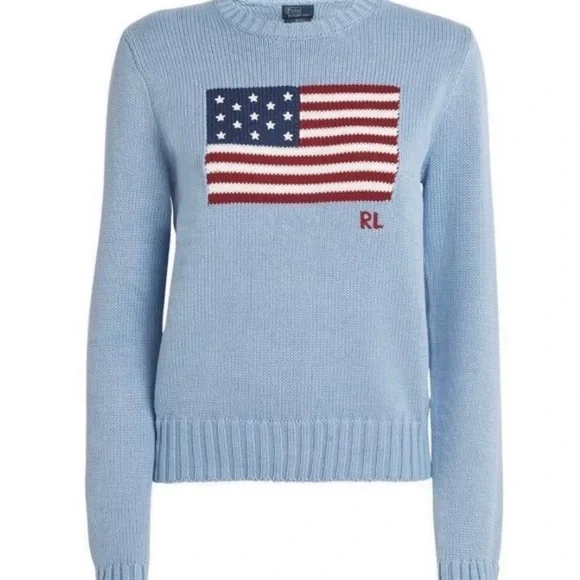 NWT Ralph Lauren Women's American Flag
Sweater Size XS - Picture 4 of 11